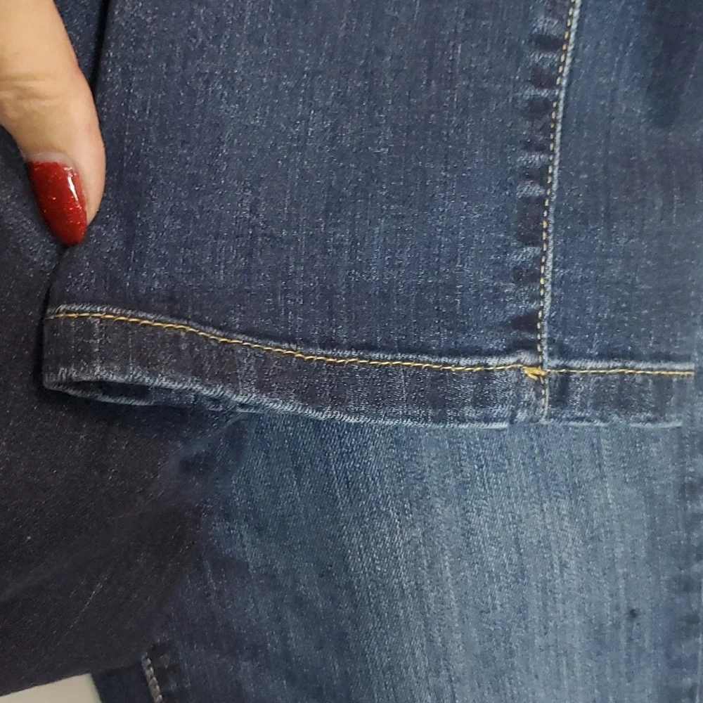 Lauren Ralph Lauren Premier Straight Mid Rise Jeans SZ 10 - Picture 6 of 7